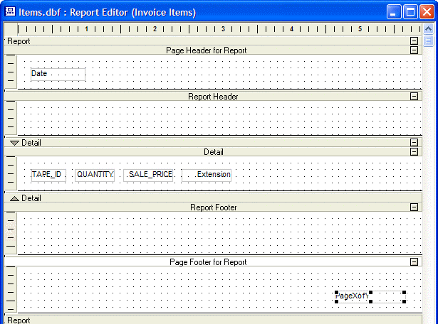 Report Sys Date